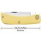 Case Cutlery Knife, Yellow Synthetic CS Sod Buster Jr 00032 - alternate 4